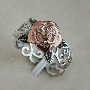 🎁Eternity Flower Hollow Carved Fever Silver Vintage Rings for WomenEVGG1428
